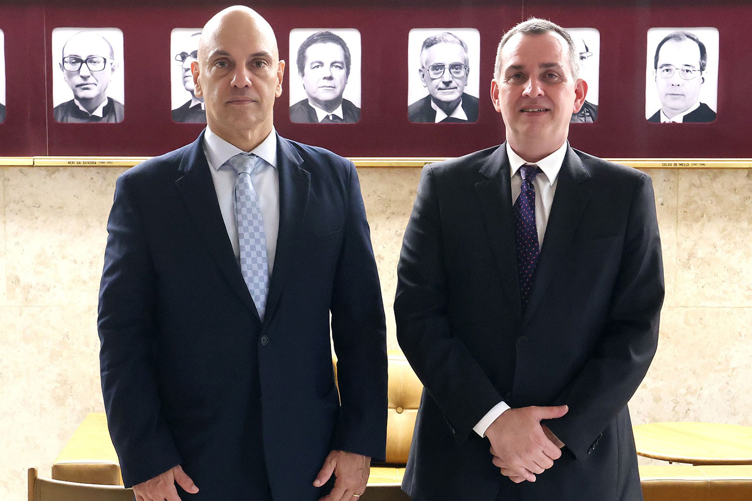 Ministro Alexandre de Moraes e Paulo Penteado